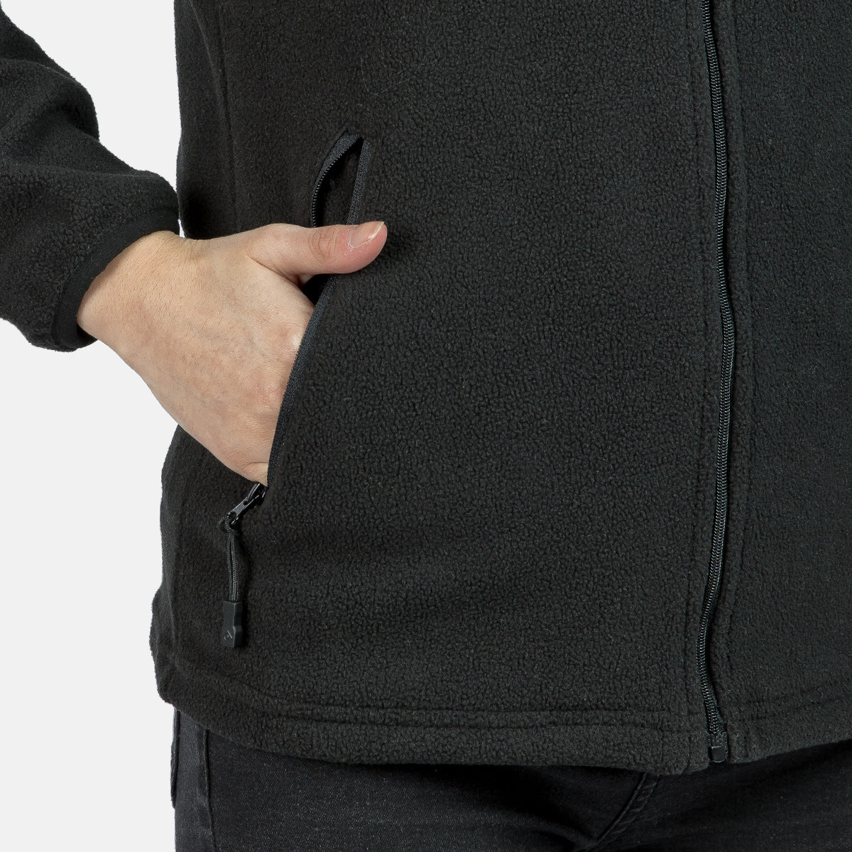 Forro polar de mujer PADRU W Izas - Negro Negro-5