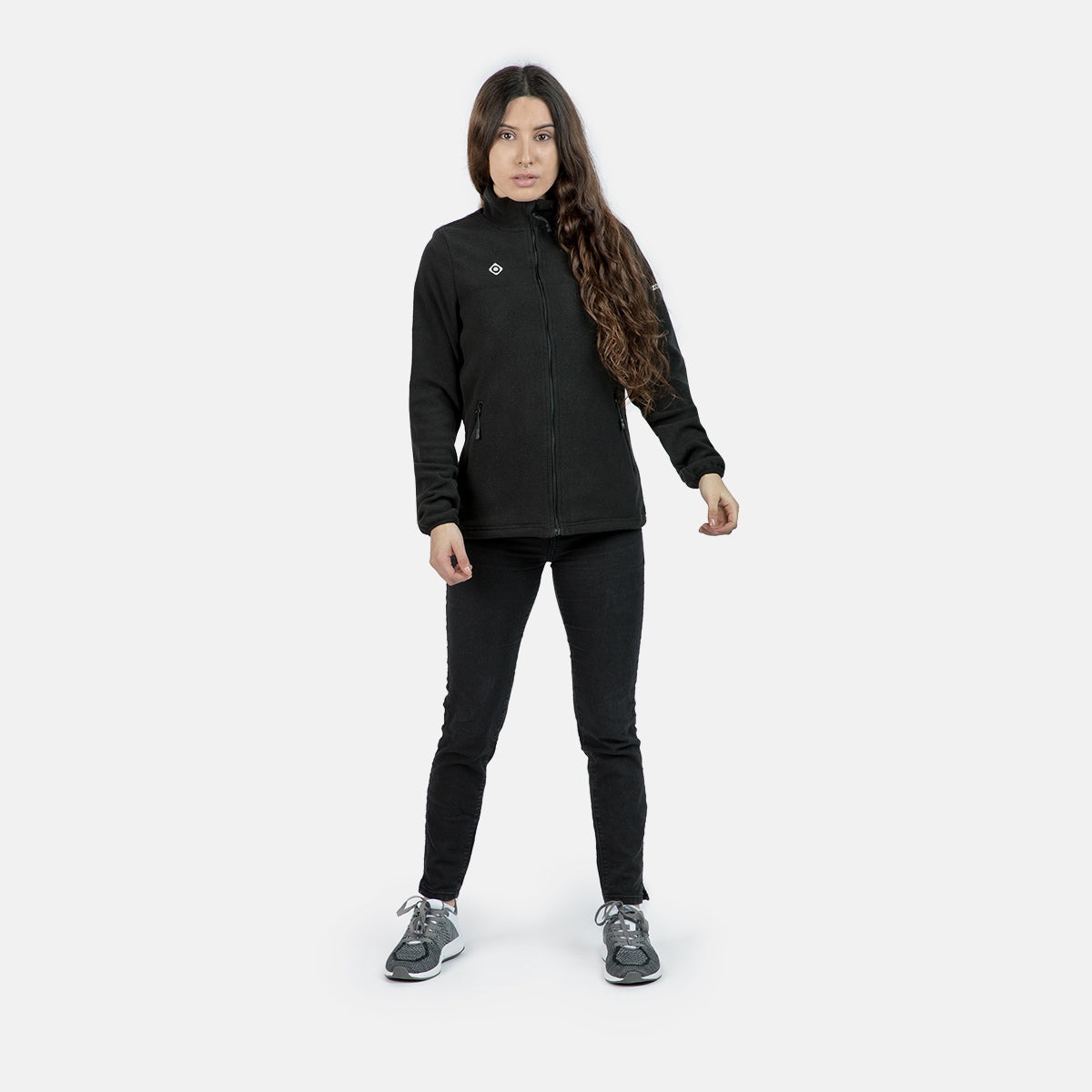 Forro polar de mujer PADRU W Izas - Negro Negro-6