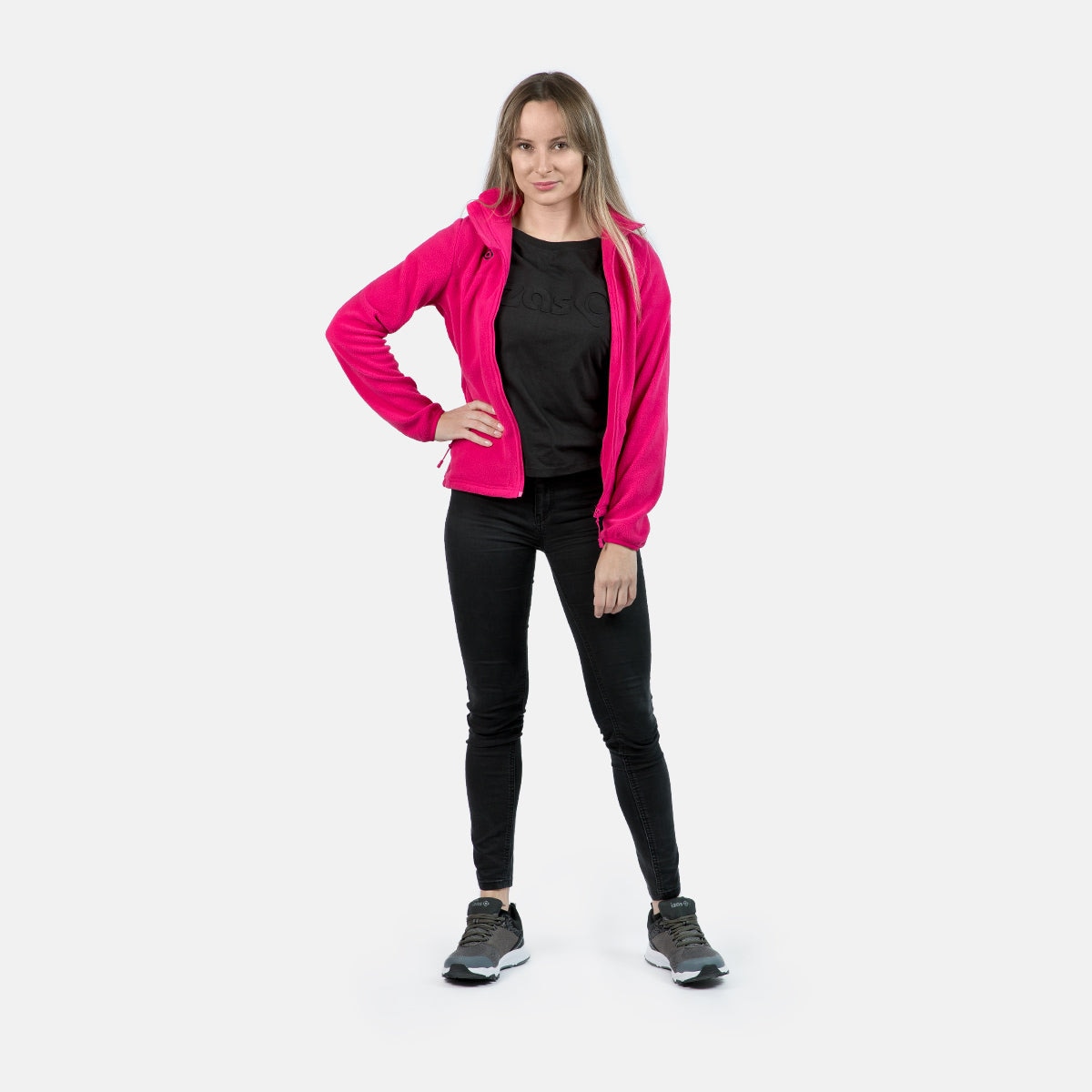 Forro polar de mujer PADRU W Izas - Fucsia Fucsia-5