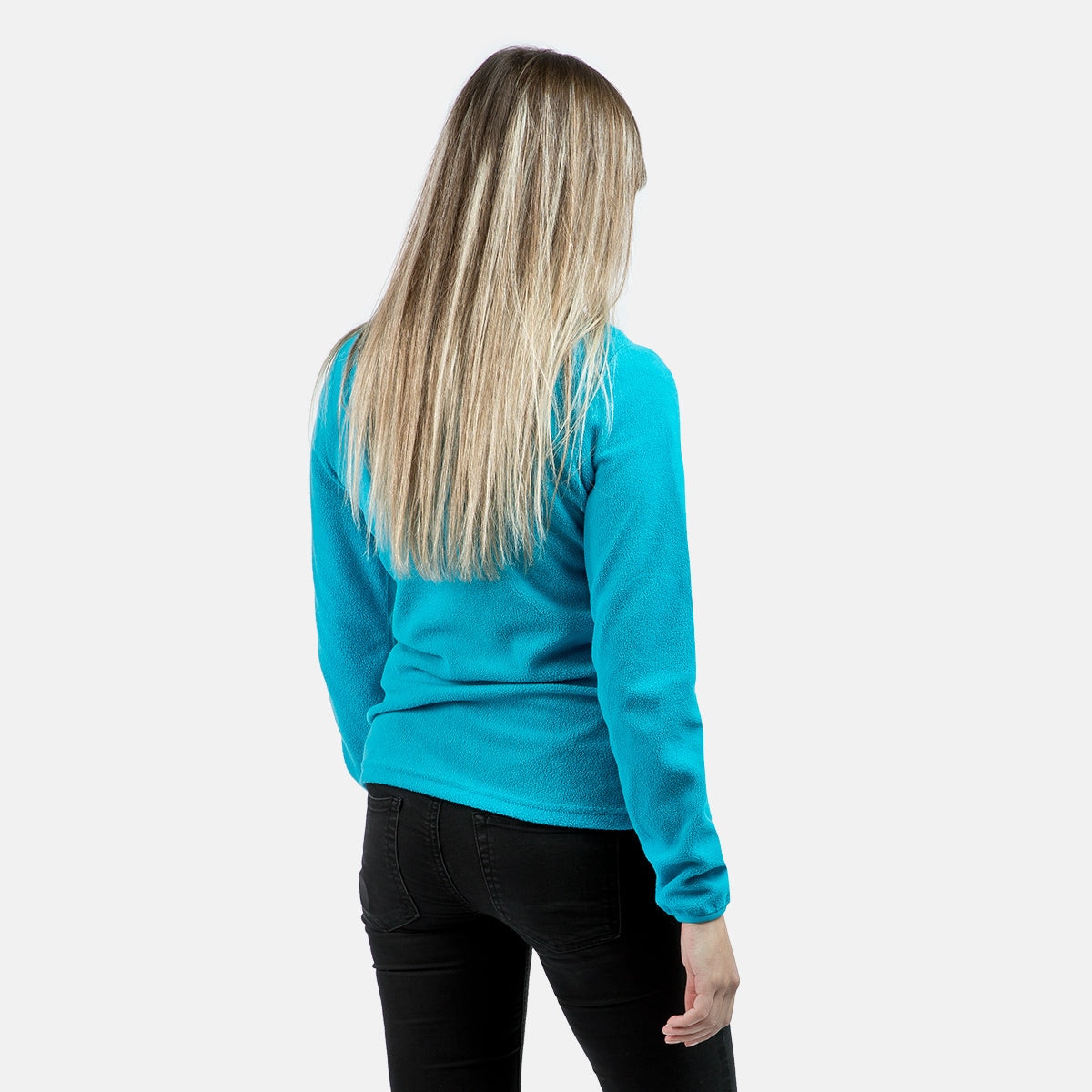Forro polar de mujer PADRU W Izas - Azul Turquesa Azul Turquesa-4
