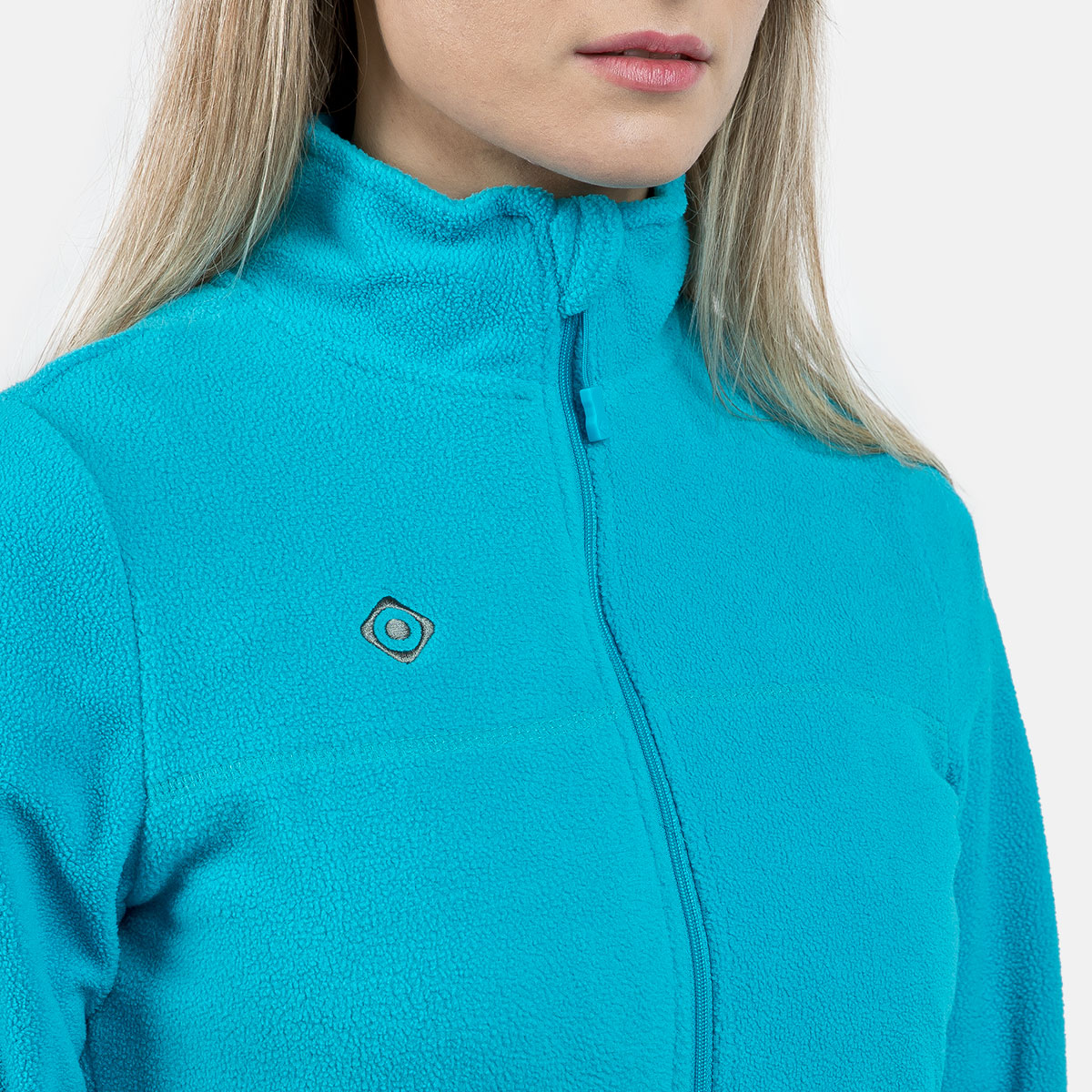 Forro polar de mujer PADRU W Izas - Azul Turquesa Azul Turquesa-6