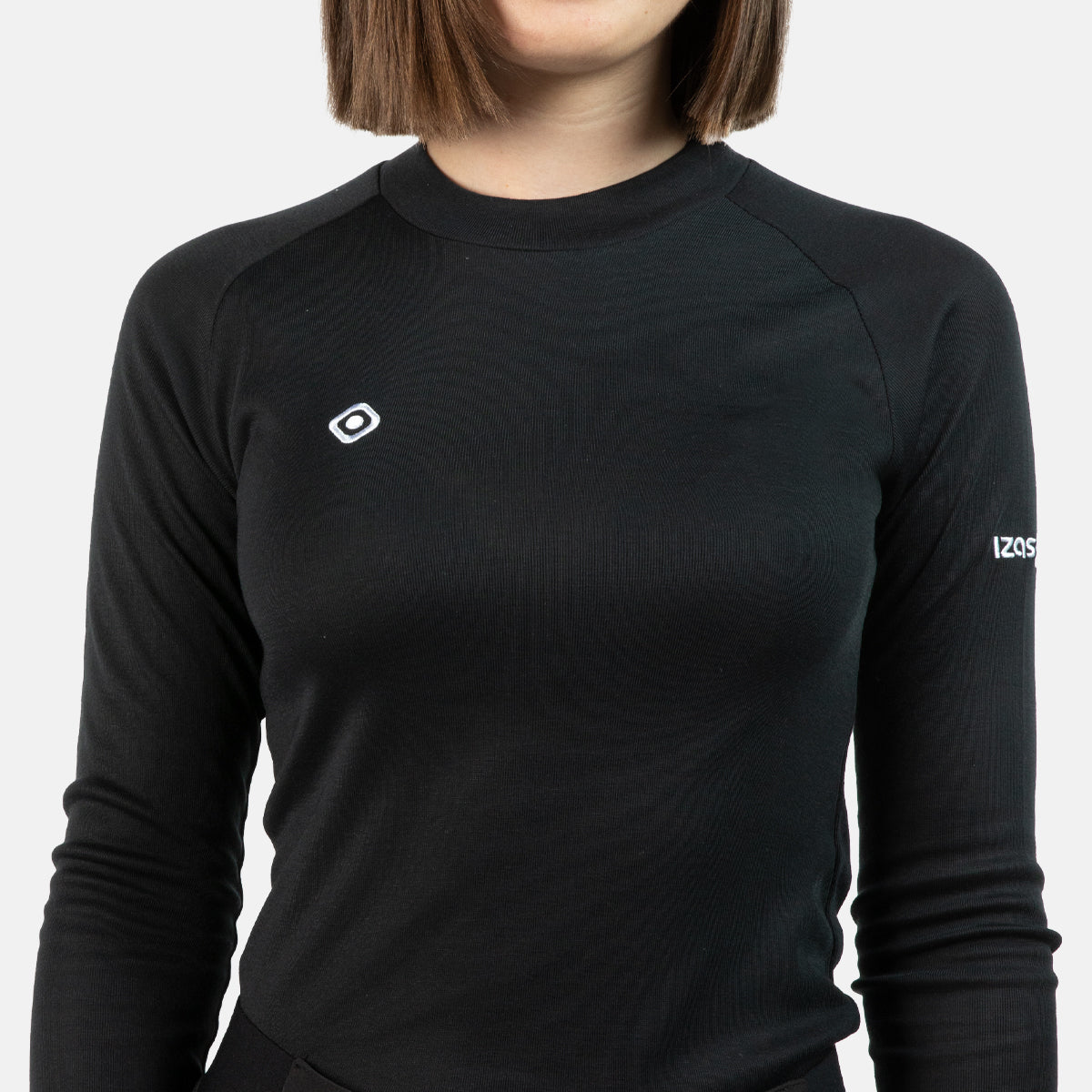 Imagen 6 de Camiseta térmica de mujer NELION W Izas - Negro Negro