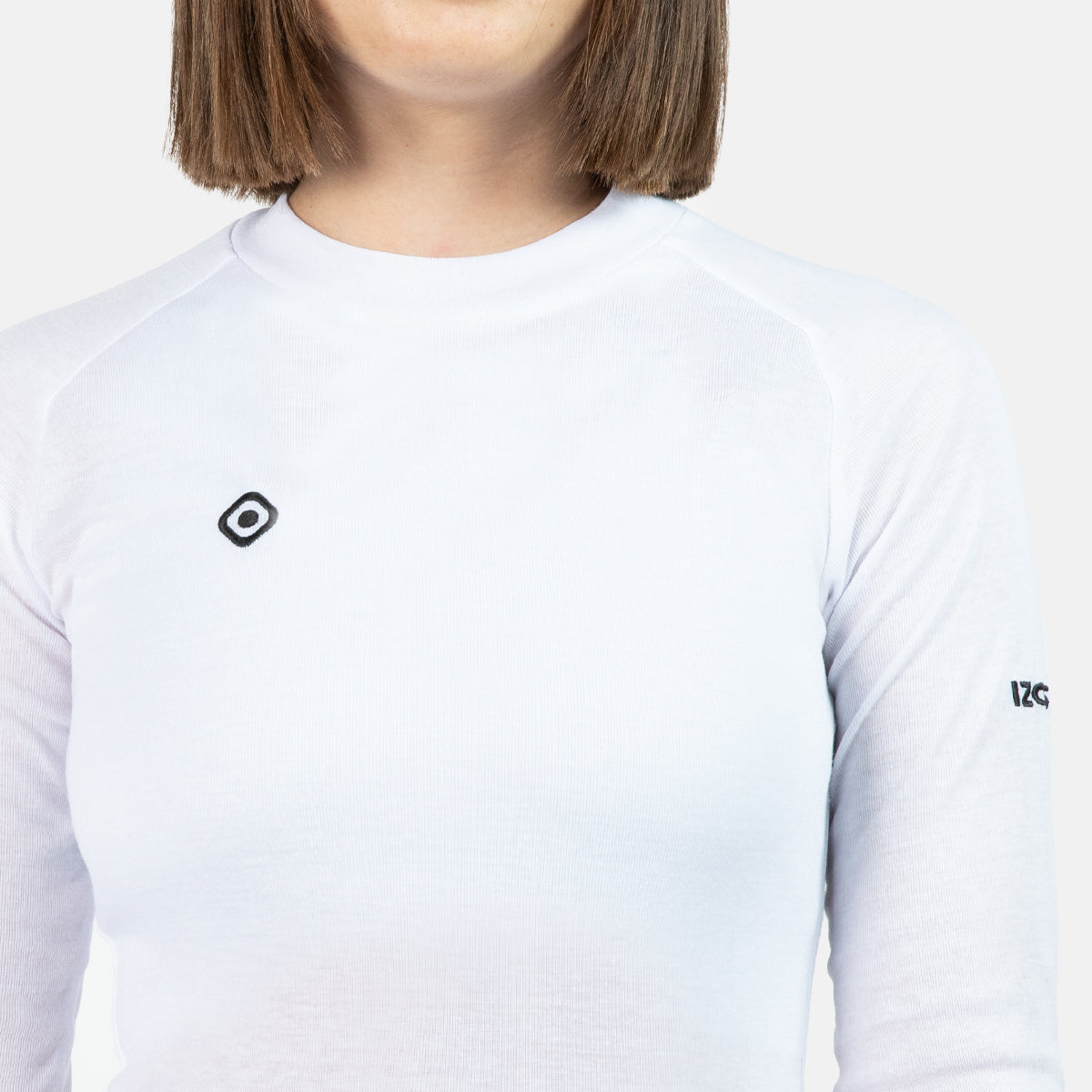 Imagen 6 de Camiseta térmica de mujer NELION W Izas - Blanco Blanco