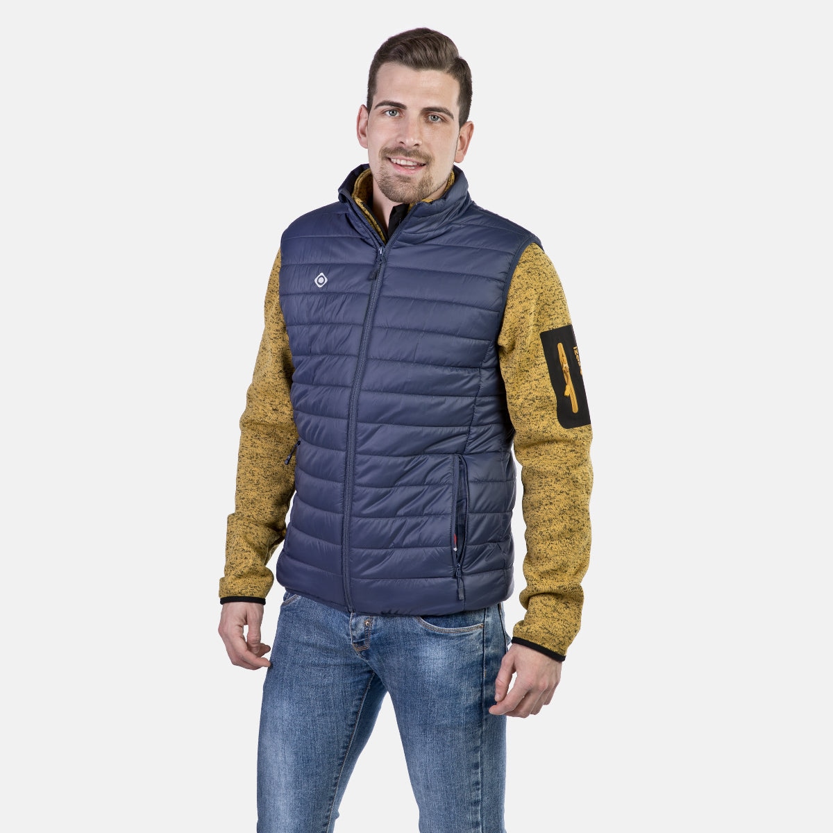 Chaleco de hombre TYREE M Izas - Azul marino Azul marino-3