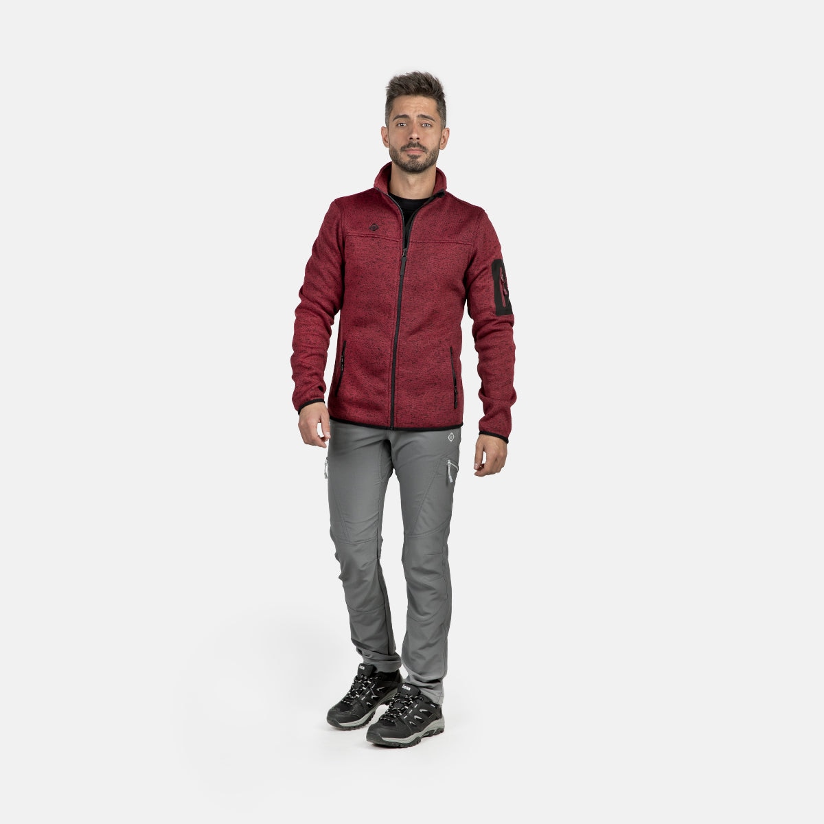 Chaqueta de hombre SAMAUN M Izas - Rojo Rojo-1