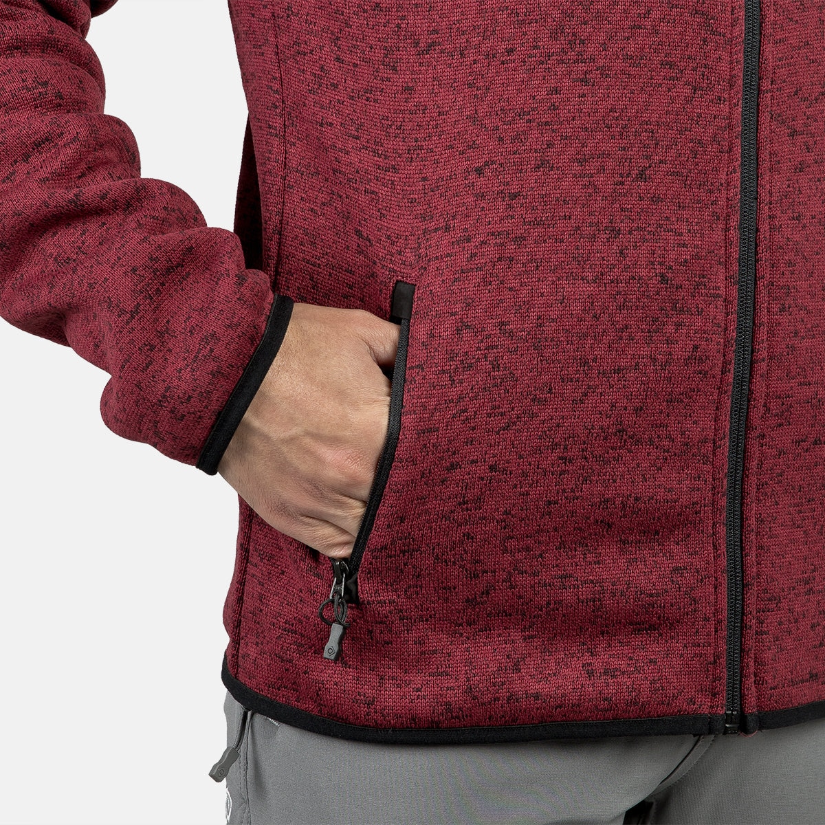 Chaqueta de hombre SAMAUN M Izas - Rojo Rojo-3