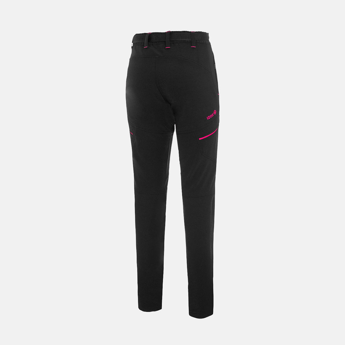 Pantalón de montaña de mujer BALTIC W FW Izas - Negro / Rosa Negro / Rosa-2