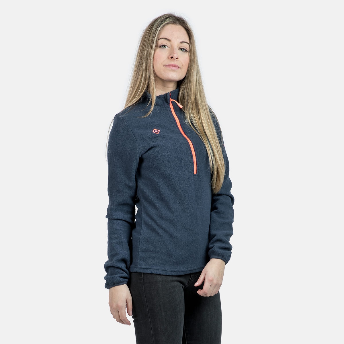 Forro polar de mujer Sutton W Izas - Azul / Naranja Azul / Naranja-3