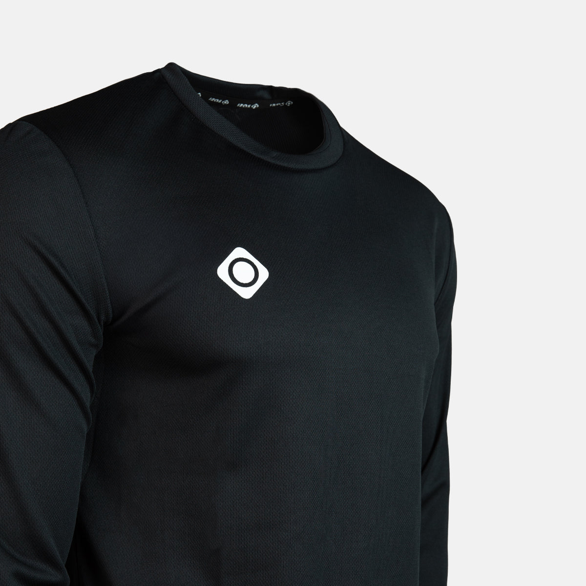 Imagen 3 de Camiseta Deportiva de hombre CREUS M LS Izas - Negro Negro