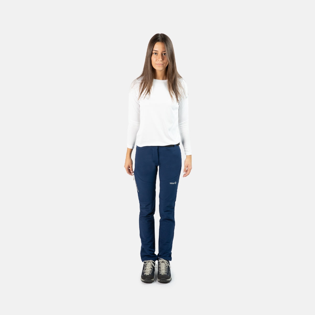 Camiseta Técnica Manga Larga Mujer CREUS W LS Izas - Blanco Blanco-5