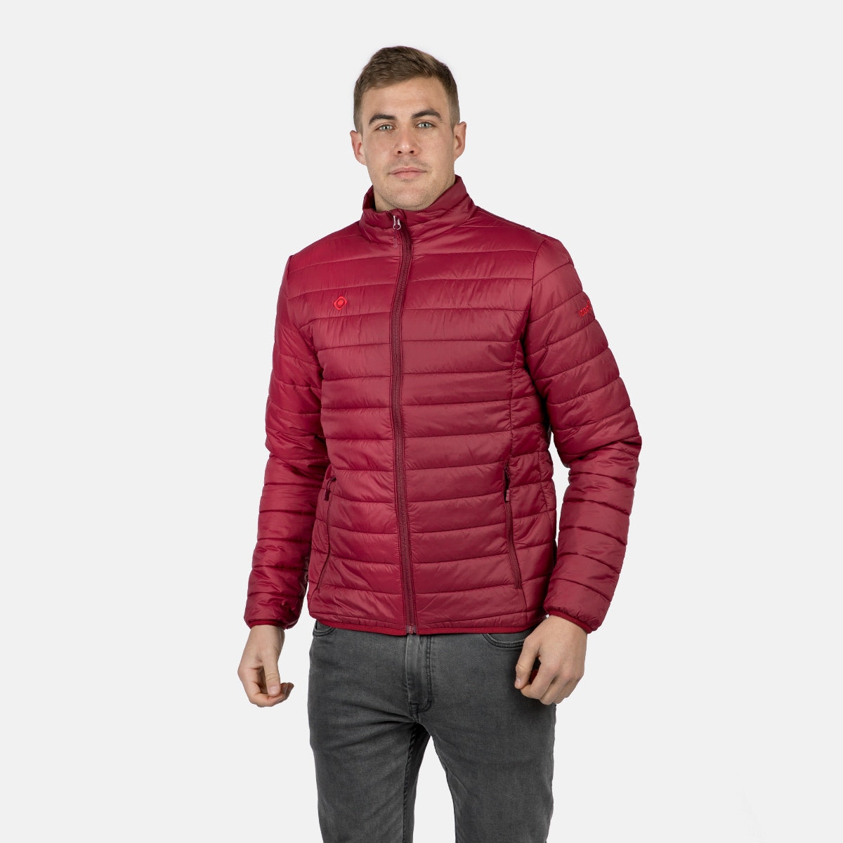 Chaqueta de hombre Nasser Izas - Rojo Rojo-3