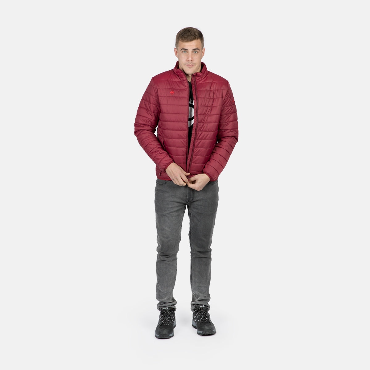 Chaqueta de hombre Nasser Izas - Rojo Rojo-5