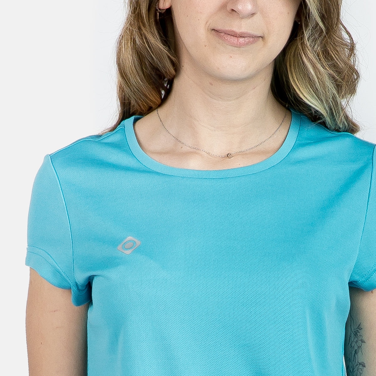Camiseta técnica de mujer CREUS W Izas - Azul Turquesa Azul Turquesa-4
