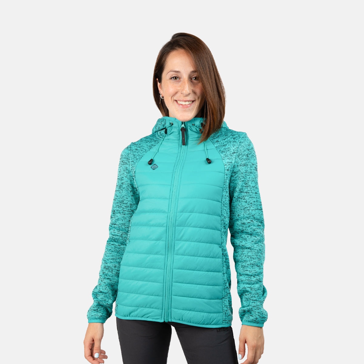 Chaqueta de mujer NOYA W Izas - Verde azulado Verde azulado-3