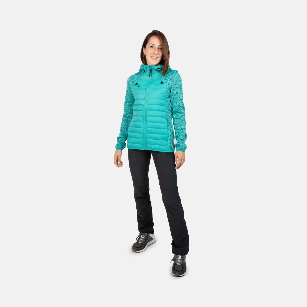 Chaqueta de mujer NOYA W Izas - Verde azulado Verde azulado-5
