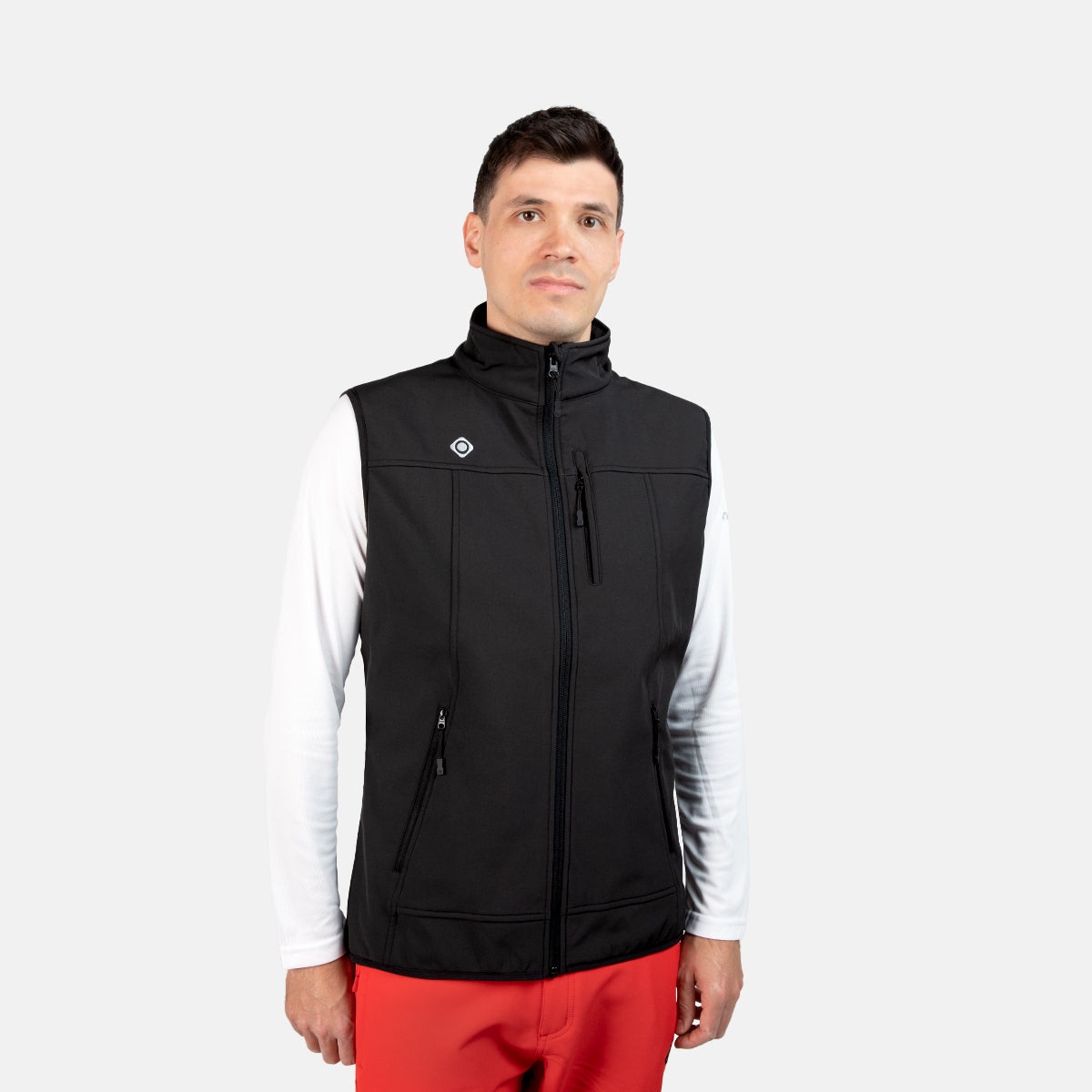 Chaleco softshell de hombre VALLEY M Izas - Negro Negro-3