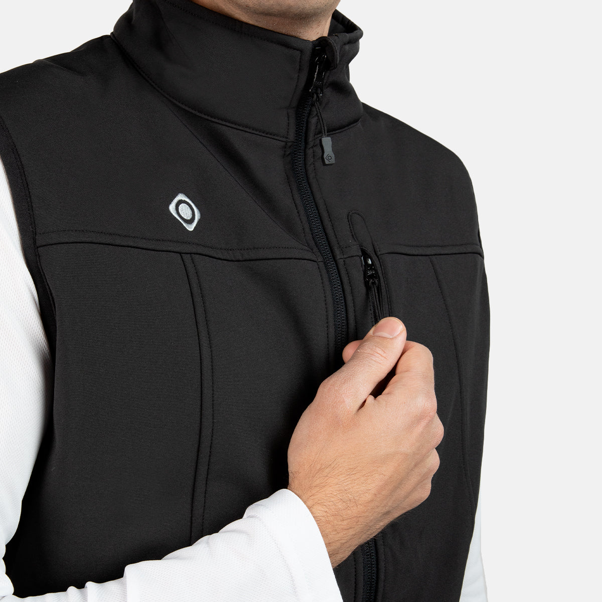 Chaleco softshell de hombre VALLEY M Izas - Negro Negro-6