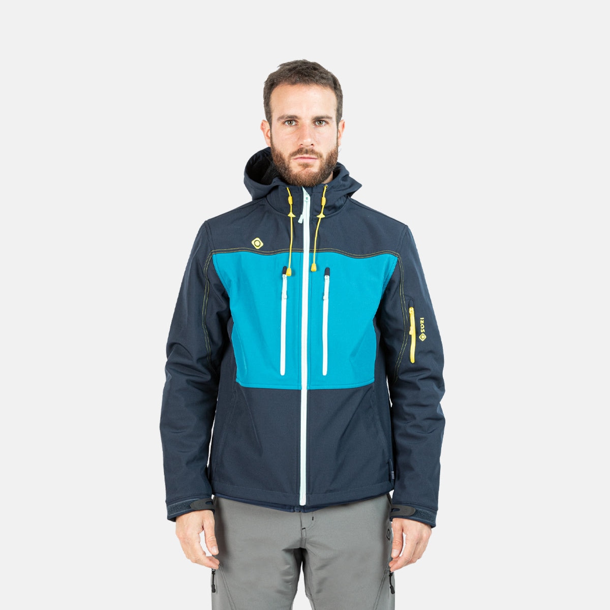 Chaqueta Softshell de hombre KONKA Izas - Azul marino Azul marino-3