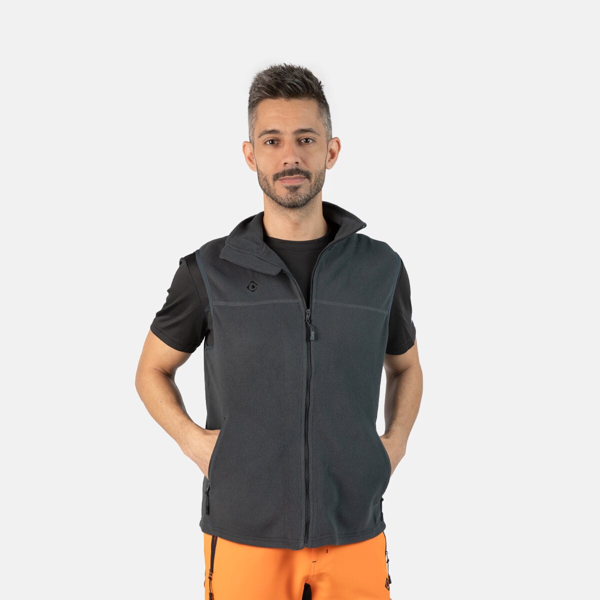 Chaleco polar de hombre Padre M Vest Izas - Antracita Antracita-3