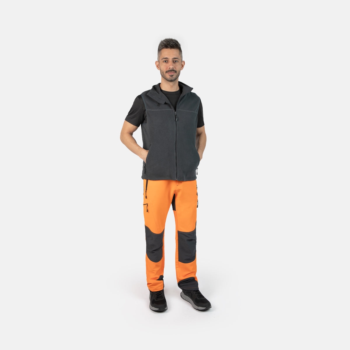 Chaleco polar de hombre Padre M Vest Izas - Antracita Antracita-5