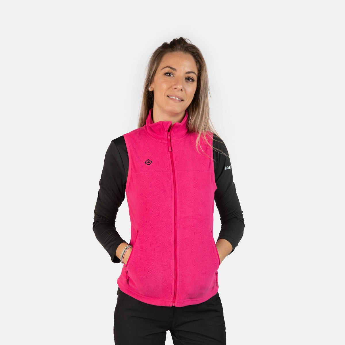 Imagen 3 de Chaleco polar de mujer Padre W Vest Izas - Fucsia Fucsia