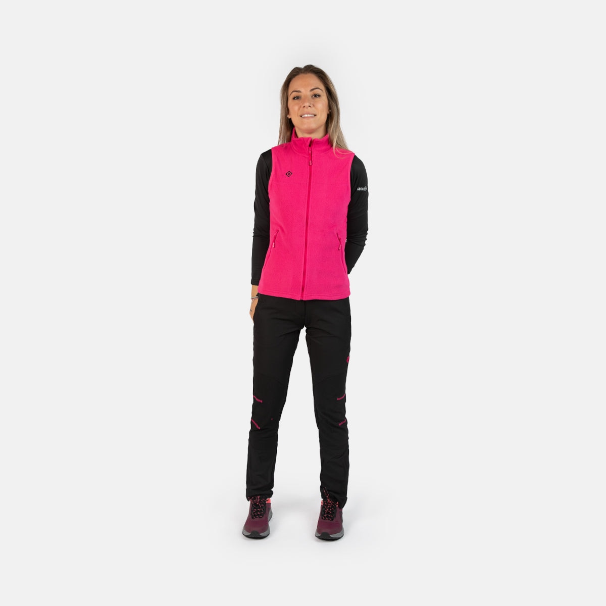 Imagen 5 de Chaleco polar de mujer Padre W Vest Izas - Fucsia Fucsia