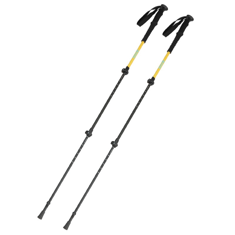 Bastón de trekking y senderismo ajustable Piura Izas - Amarillo Amarillo-3