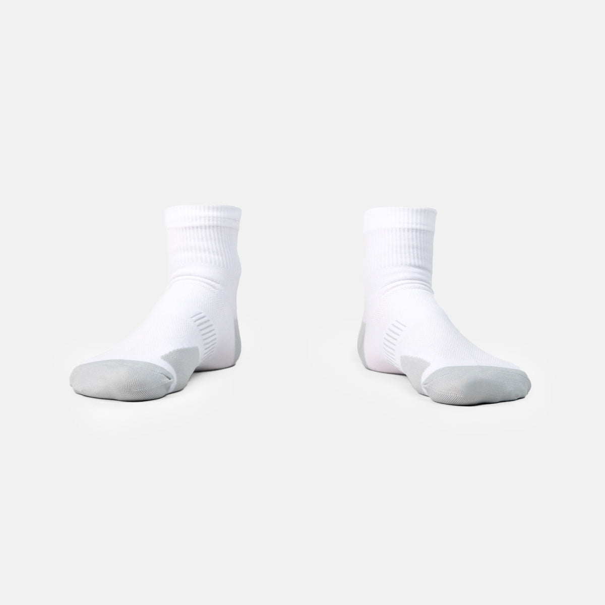 Calcetín deportivo unisex de caña media MORATA Izas - Blanco / Gris Blanco / Gris-2