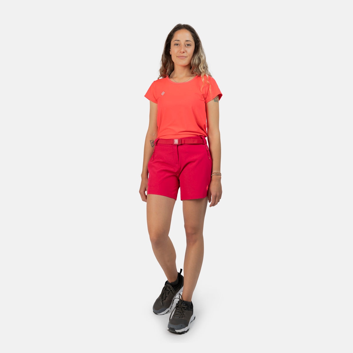 Bermuda de mujer NAGELA II Izas - Rojo Rojo-5