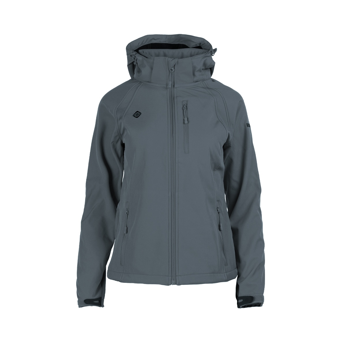Chaqueta softshell de mujer STRATUS W Izas - Antracita Antracita-1