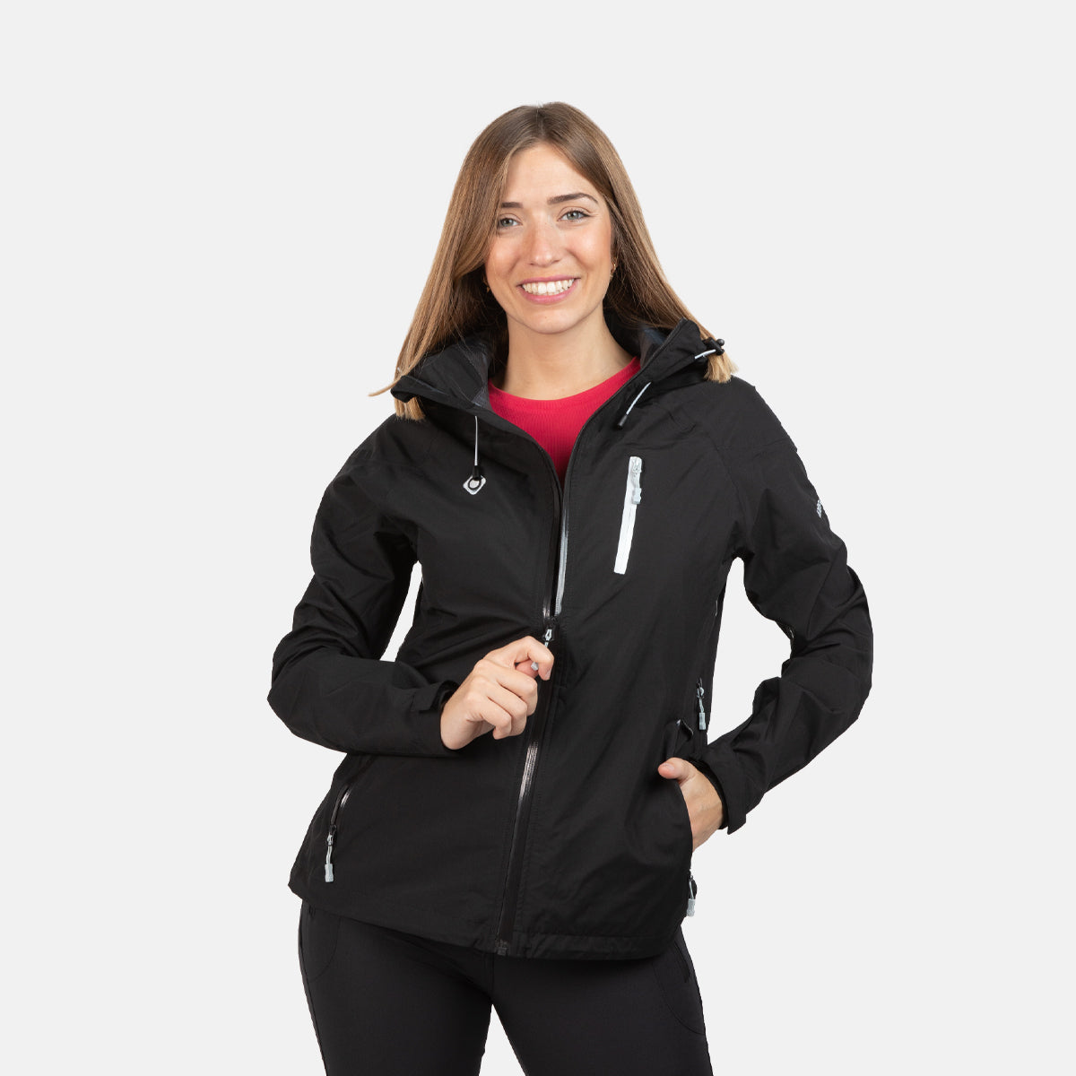 Chaqueta de mujer KARAKO W Izas - Negro Negro-3