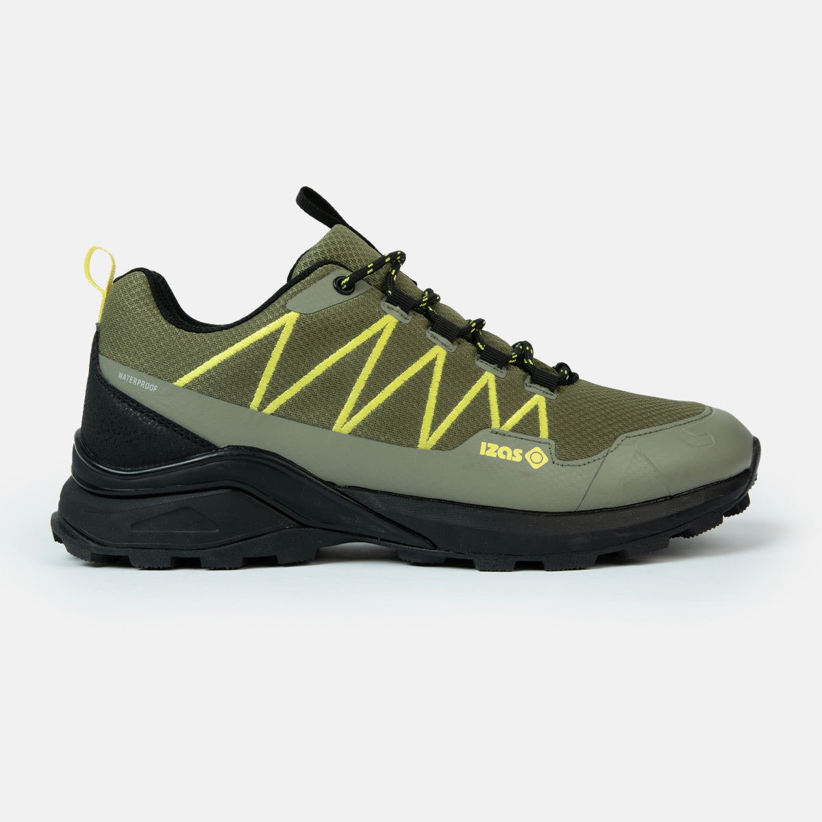 Zapatillas de trekking/senderismo de hombre APEX M Izas - Verde militar Verde militar-1