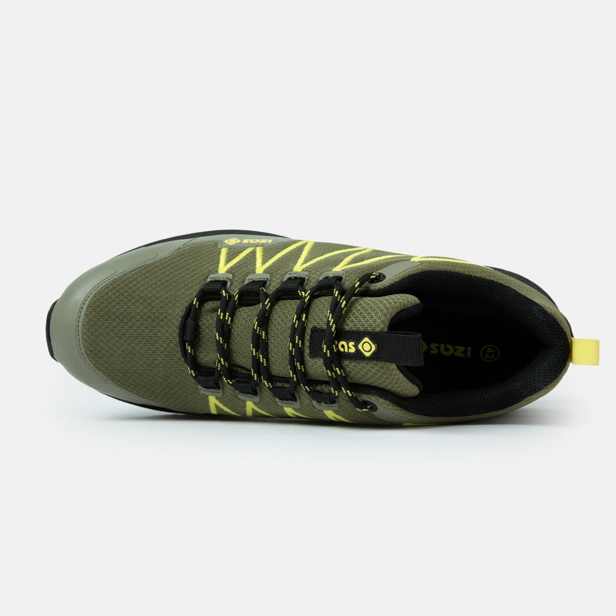Zapatillas de trekking/senderismo de hombre APEX M Izas - Verde militar Verde militar-3