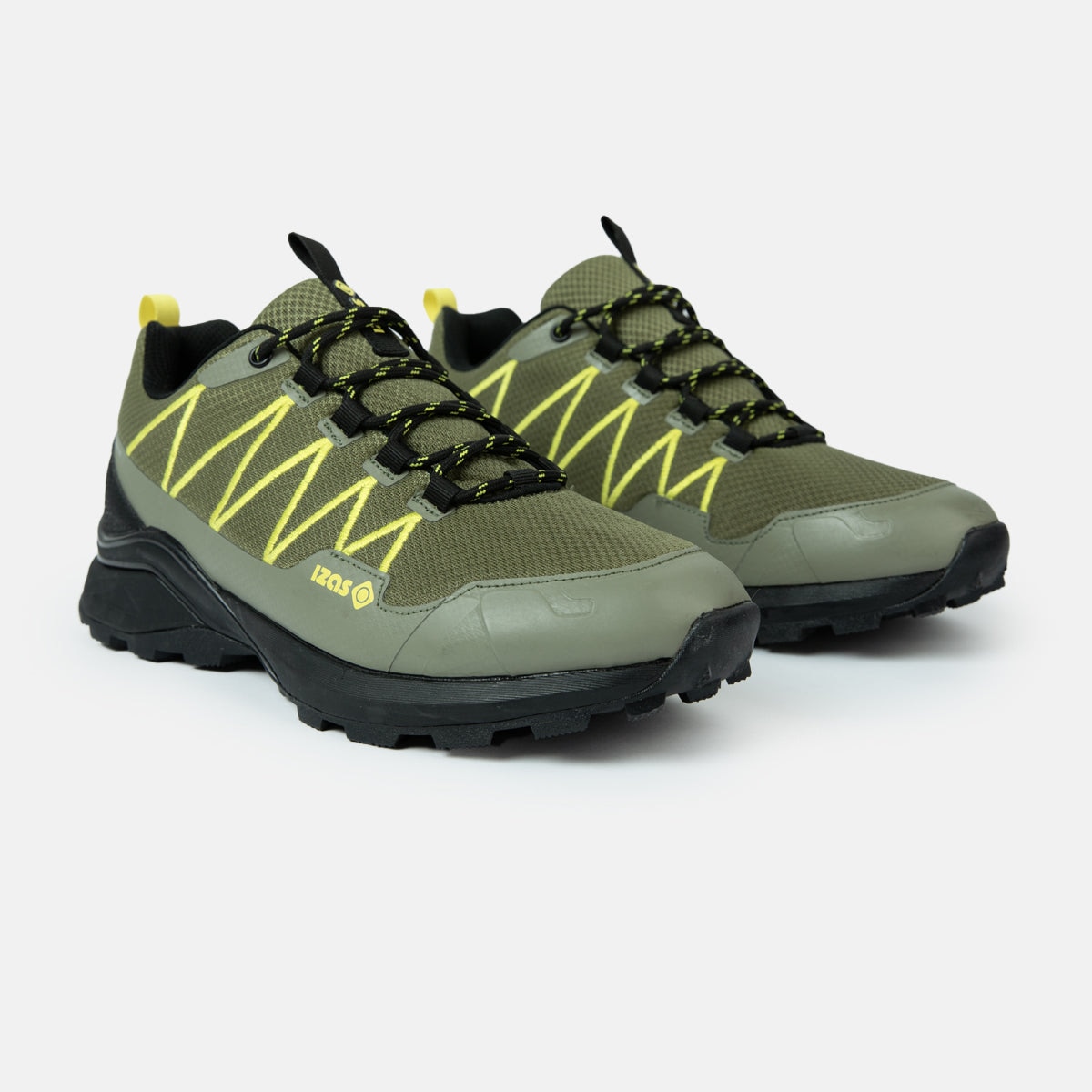 Zapatillas de trekking/senderismo de hombre APEX M Izas - Verde militar Verde militar-5