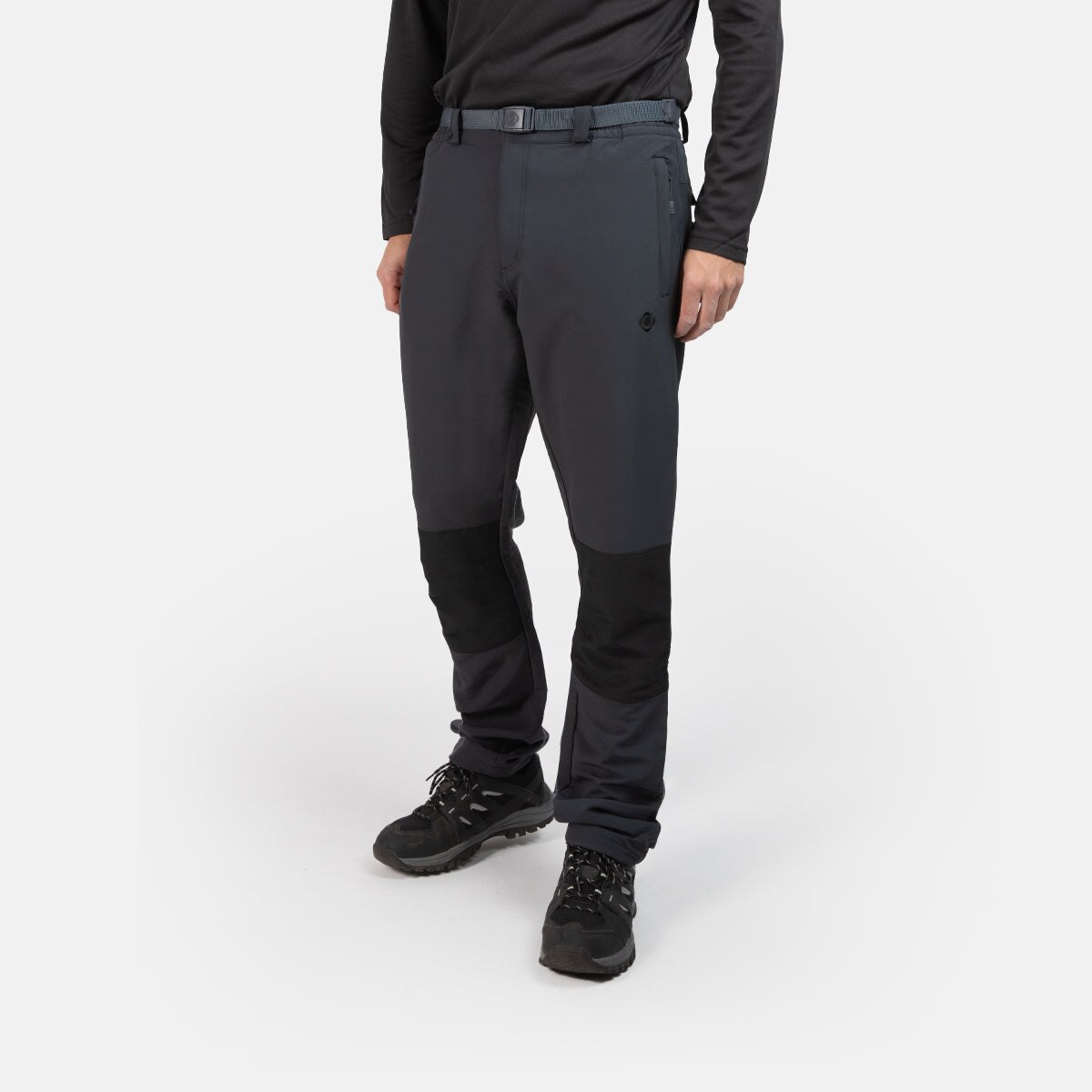 Pantalón de montaña de hombre CHAMONIX M FW Izas - Gris/Negro Gris/Negro-3