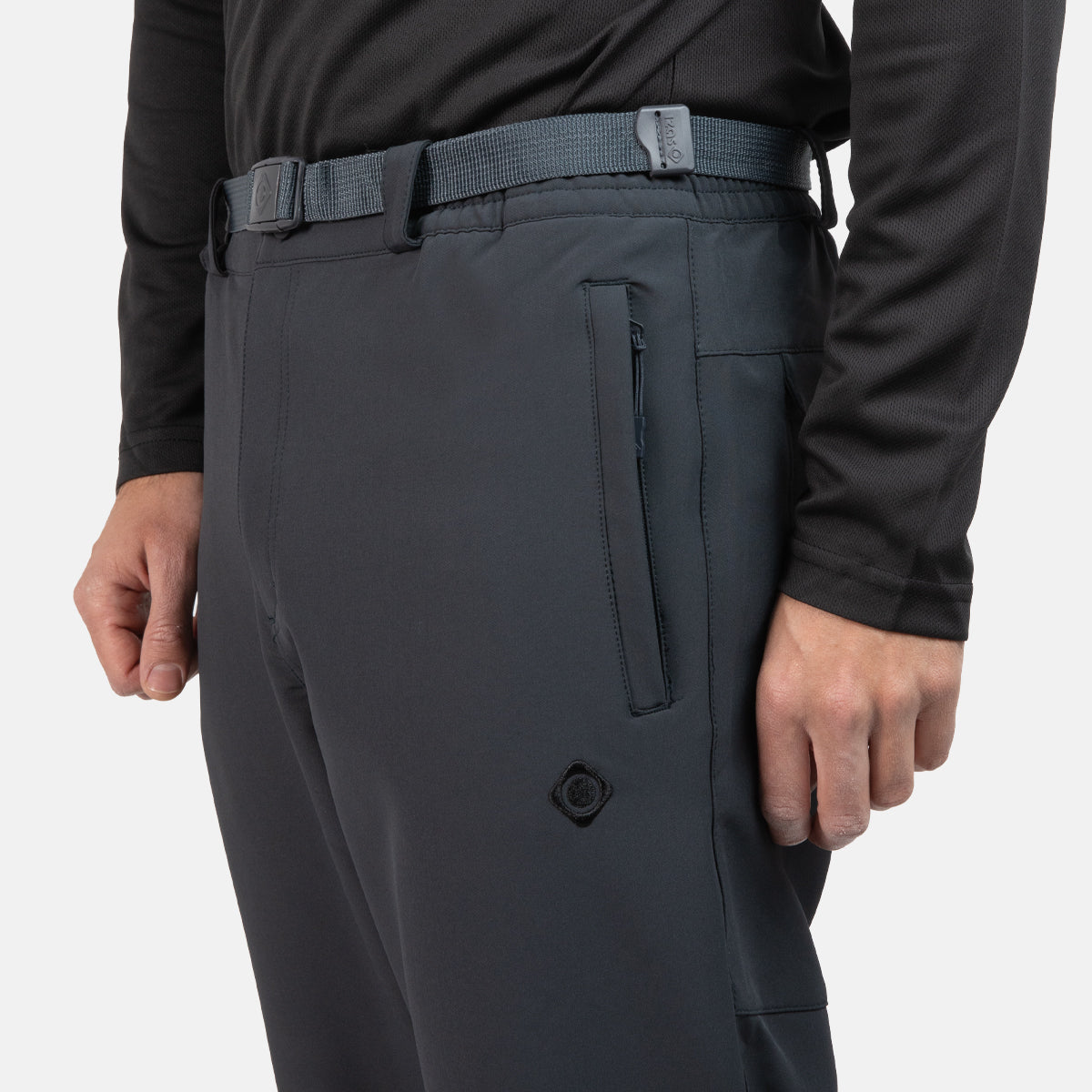 Pantalón de montaña de hombre CHAMONIX M FW Izas - Gris/Negro Gris/Negro-6
