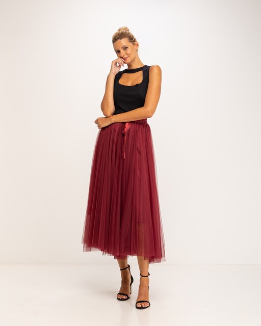 Imagen 0 de Falda de tul y corte A