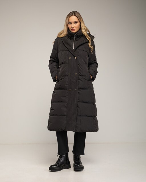 Imagen 0 de Anorak de mujer acolchado de capucha y entallado