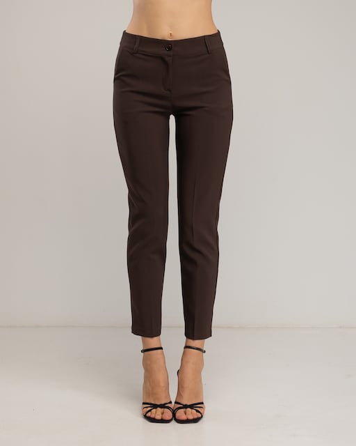 Imagen 0 de Pantalón de mujer de vestir de corte recto, entallado