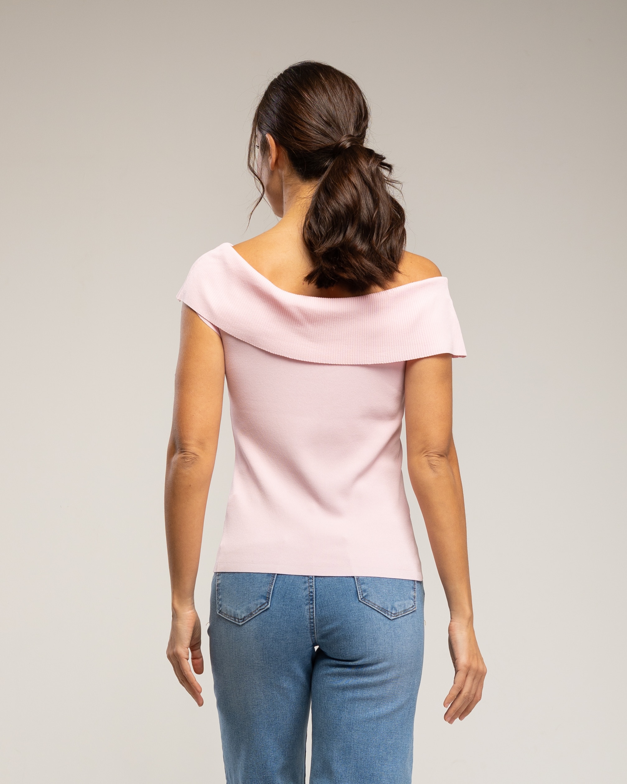 Top de mujer de punto con lurex - Tantra - Rosa Rosa-2