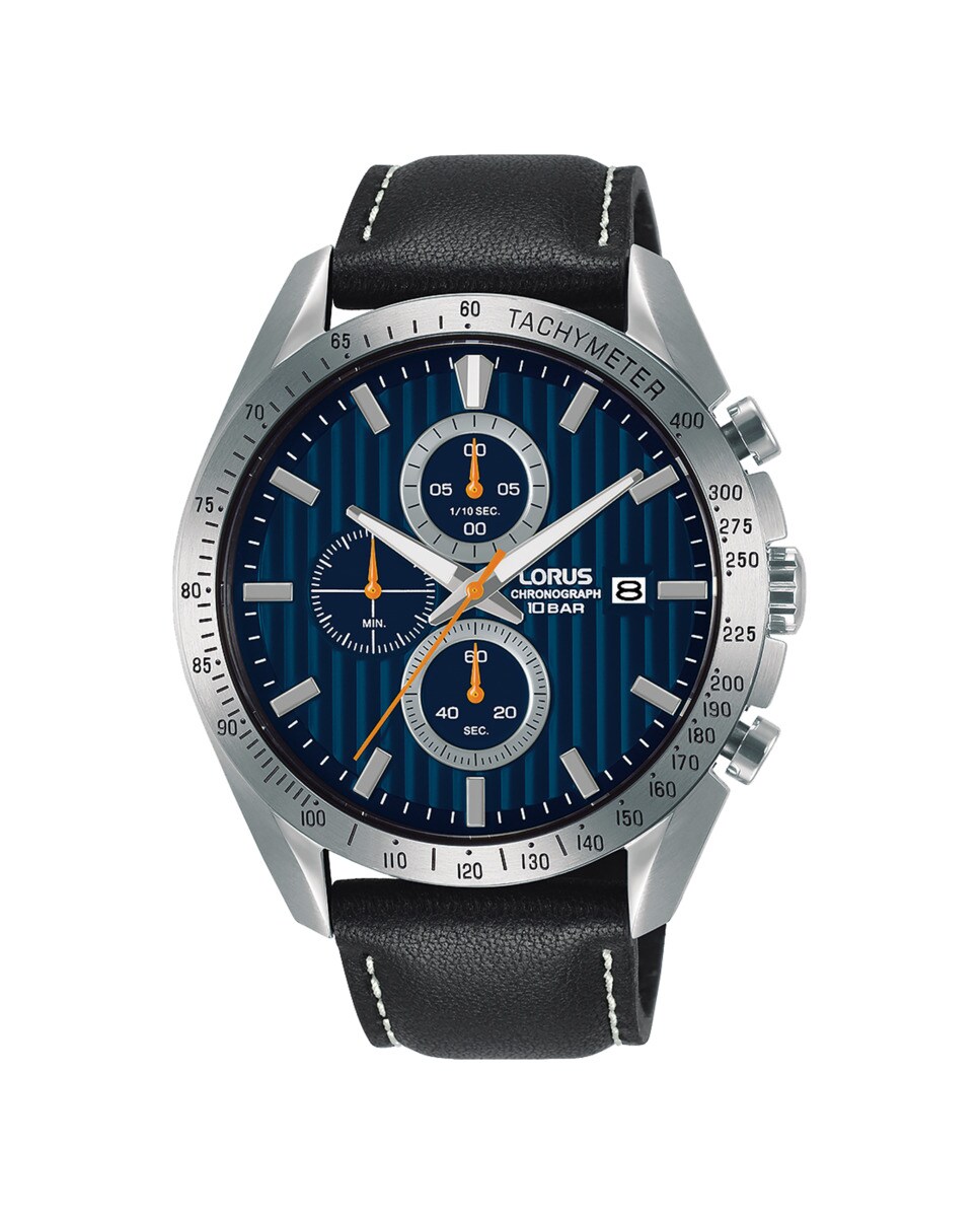 Reloj de hombre Sport man RM311HX9 de piel y correa negra Negro-1