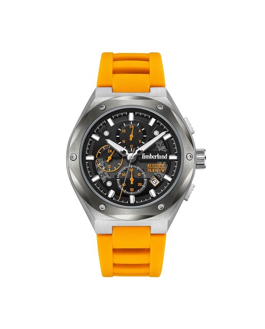 Imagen 0 de Reloj de hombre Abbotville TDWGQ2231202 de silicona y correa naranja