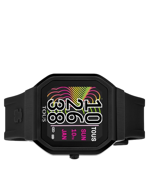aire seriamente Aflojar Reloj de mujer B-Connect smartwatch con correa en negro · Tous · El Corte Inglés aire seriamente Aflojar Reloj de mujer B-Connect smartwatch con correa en negro · Tous · El Corte Inglés