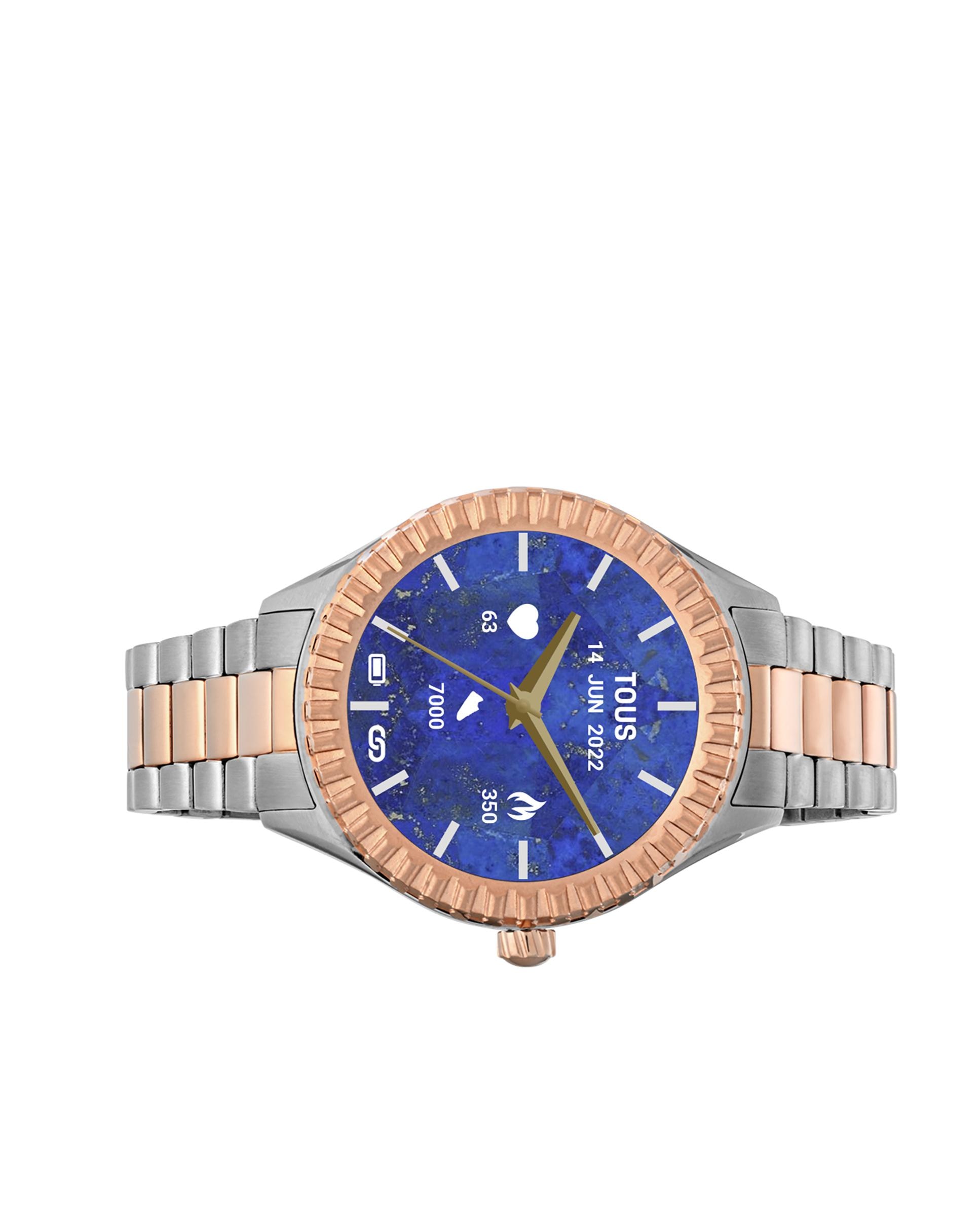 Smartwatch T-bear Connect com Bracelete de Aço e Aço Ip em Rosa Crómio / Dourado-2