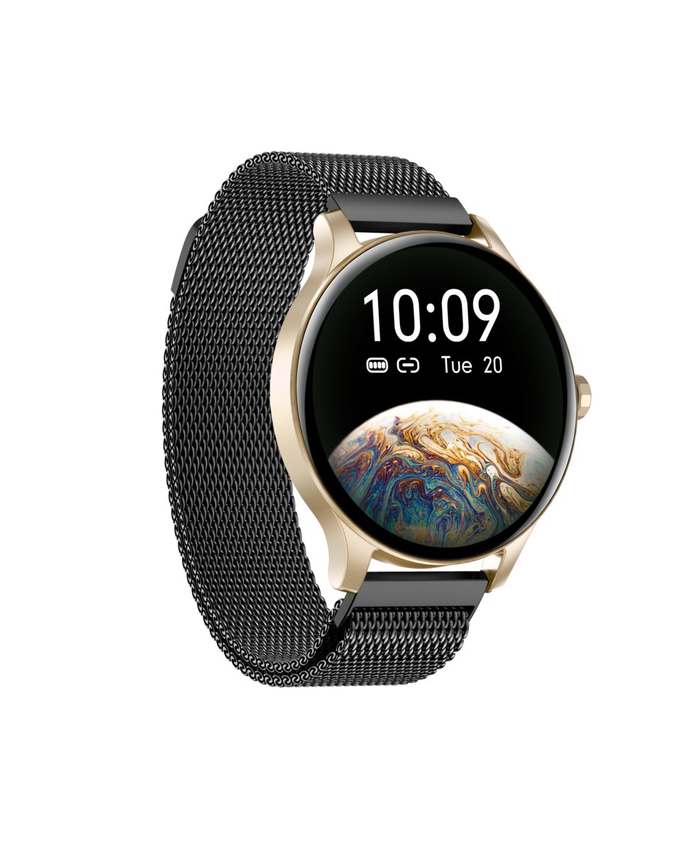 Smartwatch dorado online hombre