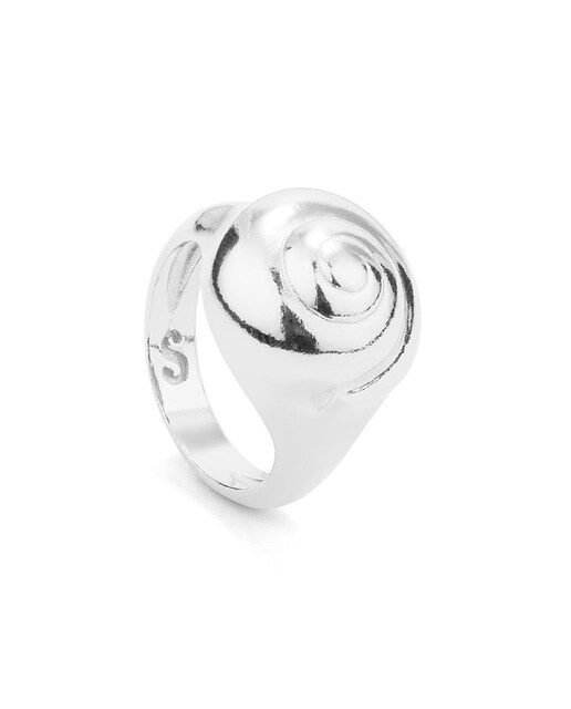 Imagen 0 de Anillo Caracola de plata platino