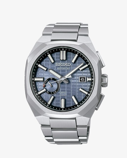 Imagen 0 de Reloj de hombre Astron SSJ013J1 de acero y correa plateada