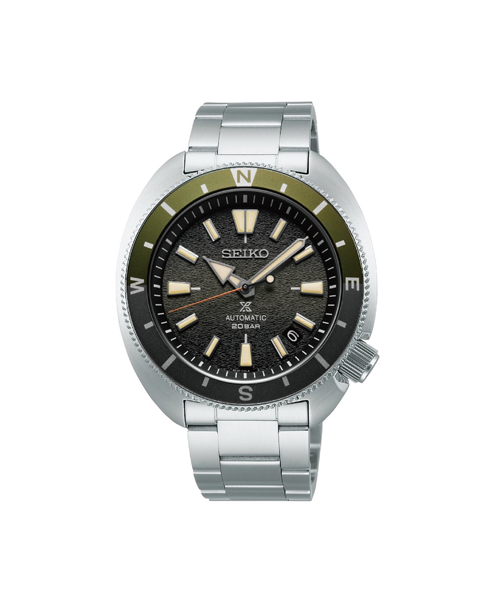 Reloj de hombre Prospex SRPK77K1 automatico de acero y correa plateada Seiko El Corte Ingles