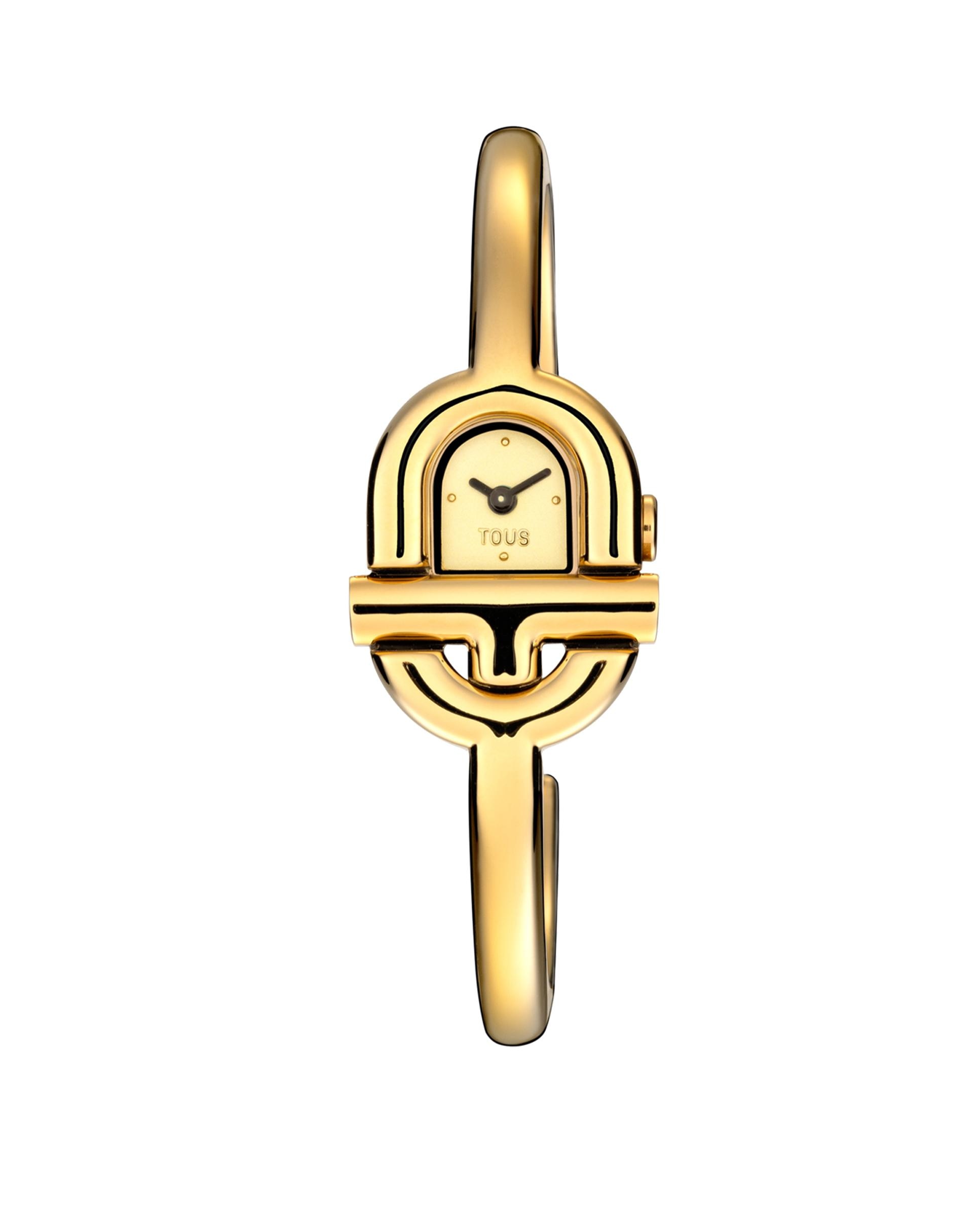 Reloj analógico manifesto con brazalete de acero ipg dorado - Tous - Oro Oro-1