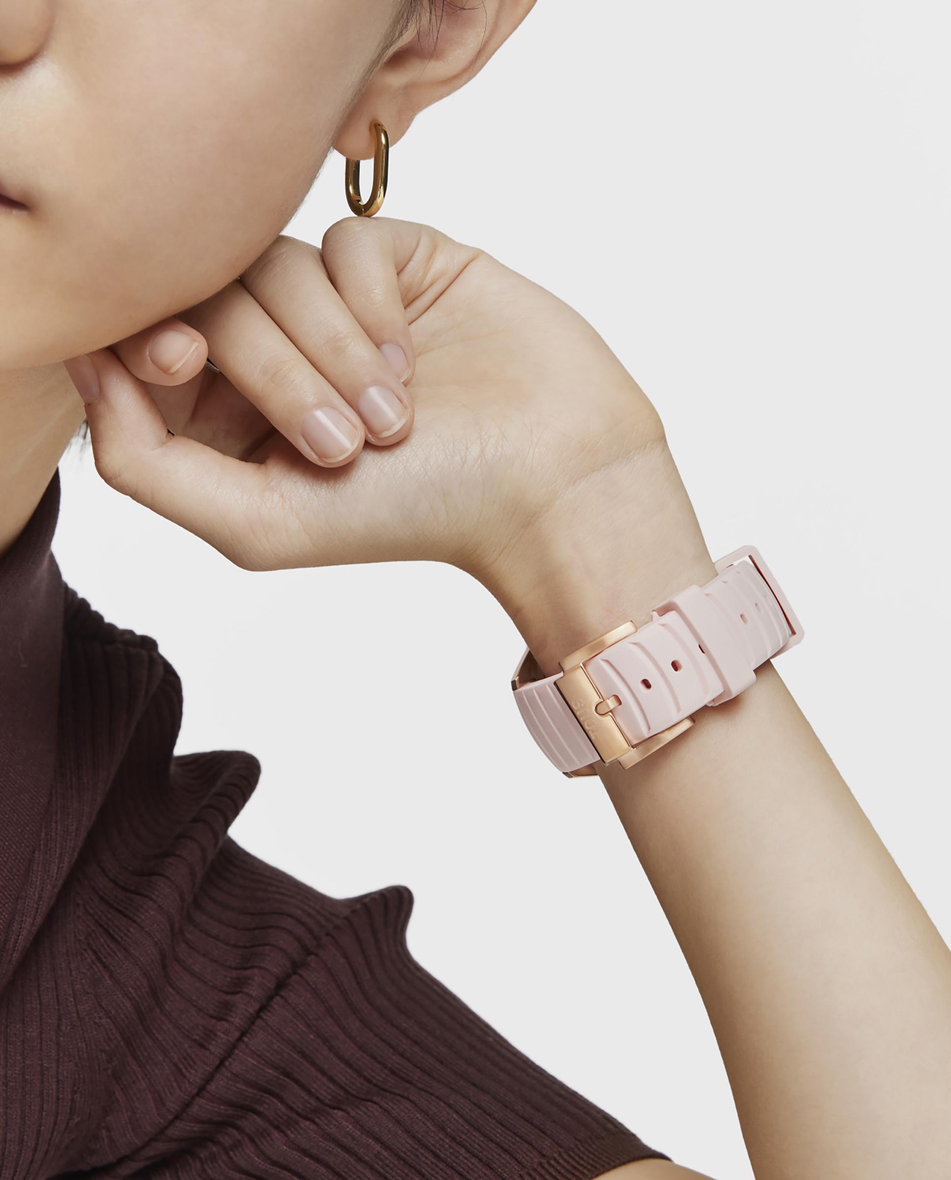 Reloj automático de mujer now analógico con correa de silicona - Tous - Rosa Rosa-6